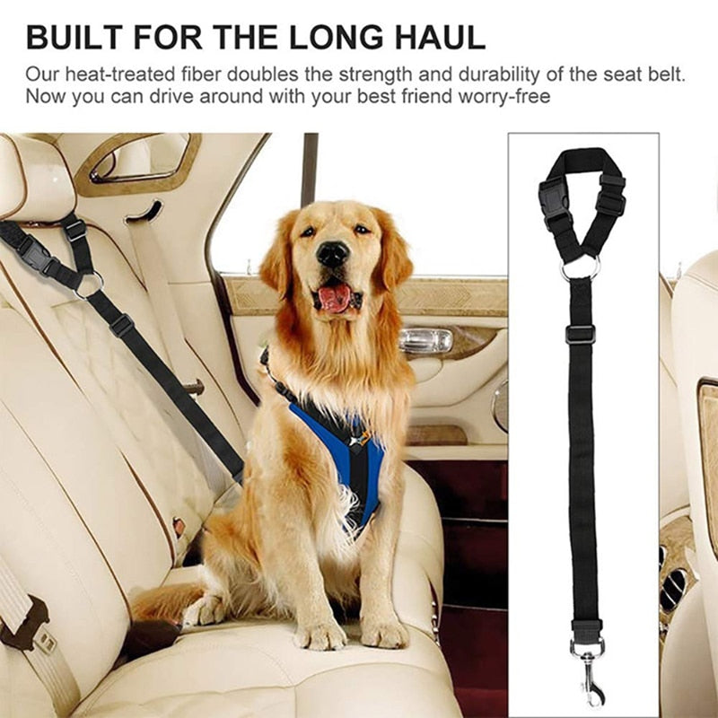 car seat belt safety adjustable harness leash, travel clip strap for dog & cat19