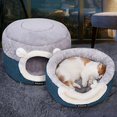 Warm and Soft Plush Pet Cat Dog Bed