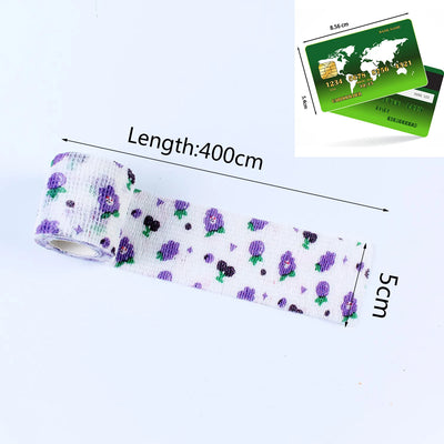 Pet Dog Cat Medical Breathable Elastic Bandage Non-woven Pet Self Adherent Wound Outdoor Retractable Sports Tape