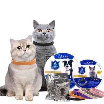 extendable pet dog flea collar antiparasitic necklace adjustable anti flea and tick collar1