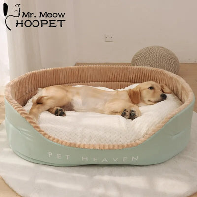 durable dog bed with removable padded cushion for small big dogs1