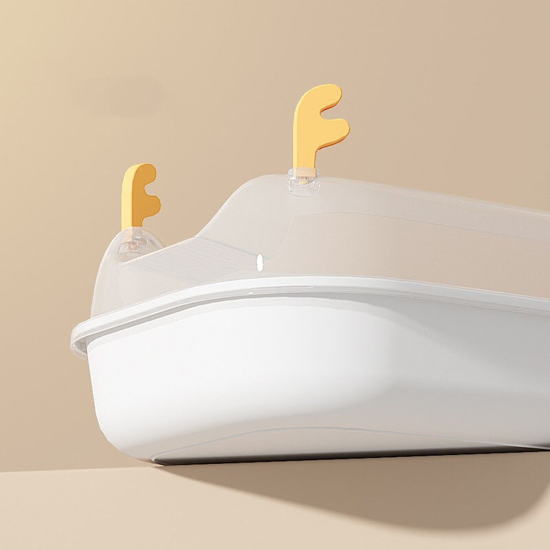 anti splash cats litter box cat litter box with high side heightening8