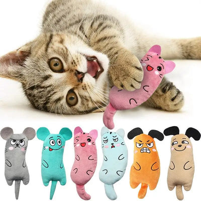 Funny Interactive Plush Mini Teeth Grinding Catnip Toys