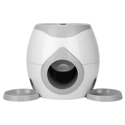 Double-hole dog tennis food reward machine