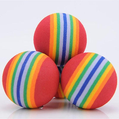 5pcs colorful cat soft play balls1
