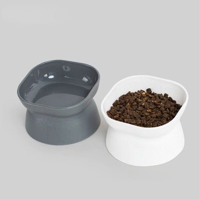 cat and dog food & water bowl elevated bowl