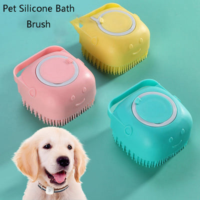 dog grooming bathroom bath brush silicone bath brush1