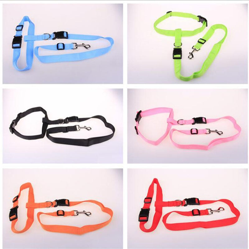 adjustable handsfree dog walking running jogging leash5