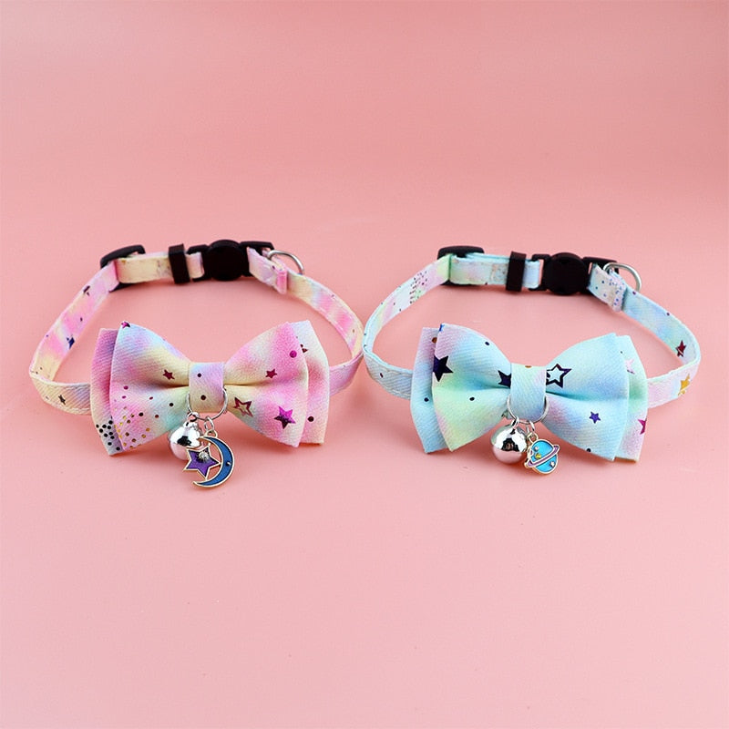 bling star necklace with pendant cat collar6