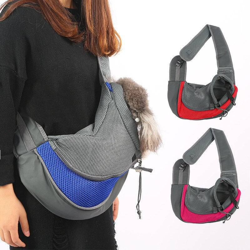 dog and cat sling carrier breathable & travel safe10