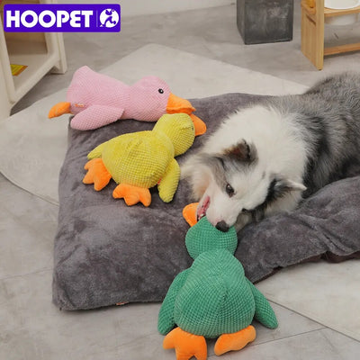 dog sleeping interactive toy duck chew sounding toy