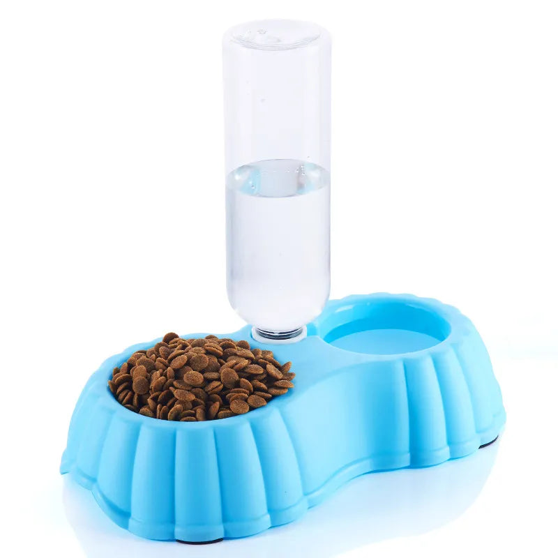 collapsible dog water food bowl slow feeder adjustable silicone portable non-skid safe nontoxic