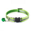 Pet Collar Reflective Bell Collar Adjustable Size Suitable for Cats and Small Dogs
