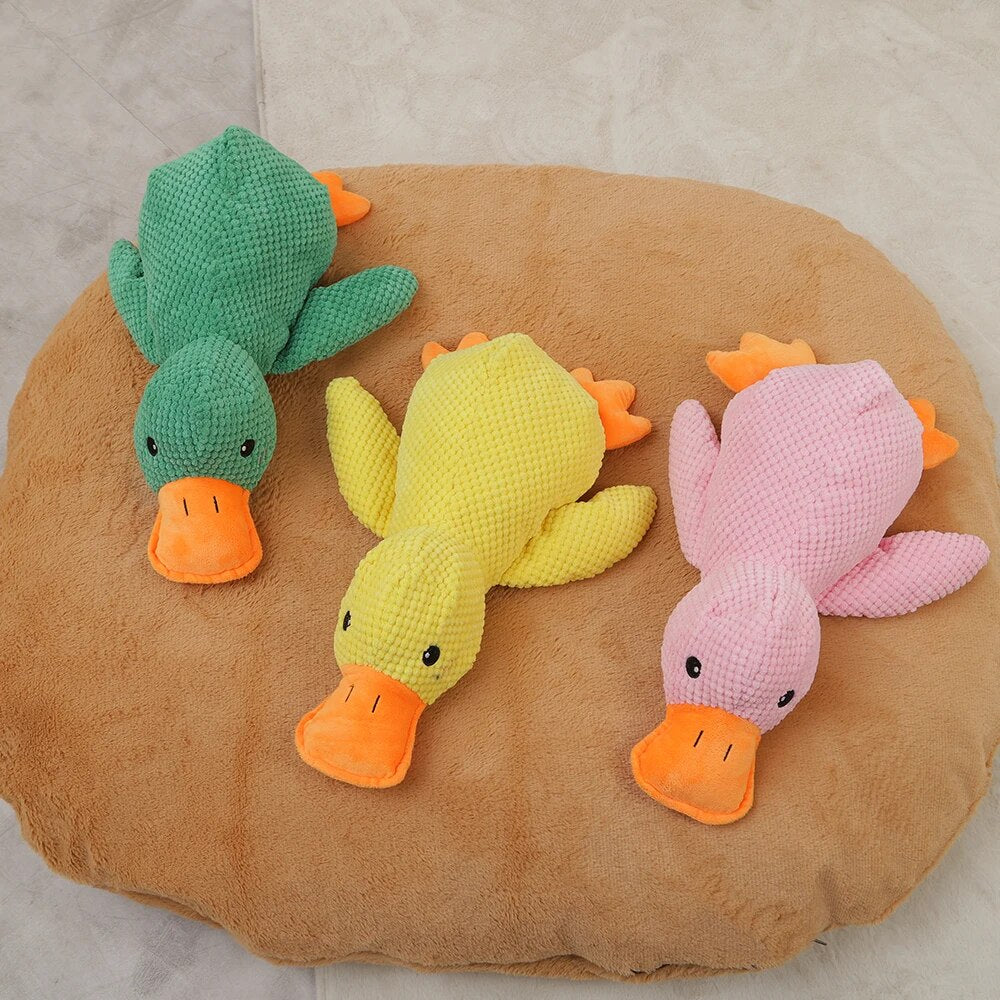 dog sleeping interactive toy duck chew sounding toy4