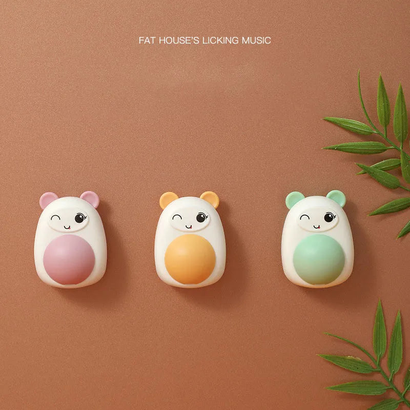 Pet Toys For Cat Wall Stick-on Licking Promote Digestion Catnip Wall Ball Catmint Candy