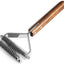 Professional Dog Brush Dematting Gently Efficient Safe Pet Comb Rake Removes Undercoat Knots Wooden Handle Puppy Grooming Tool