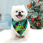 Dog triangle Christmas Bandanas Classic Xmas Thanksgiving Pet Scarf Bibs