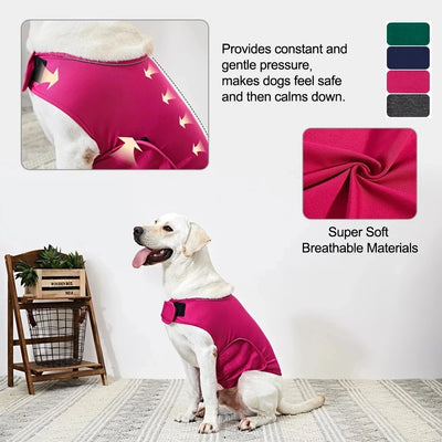 Dog Thunder Reflective Vest Anxiety Jacket