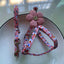 daisy-printed fashion plaid dog harness leash adjustable nylon pet chest back traction rope3
