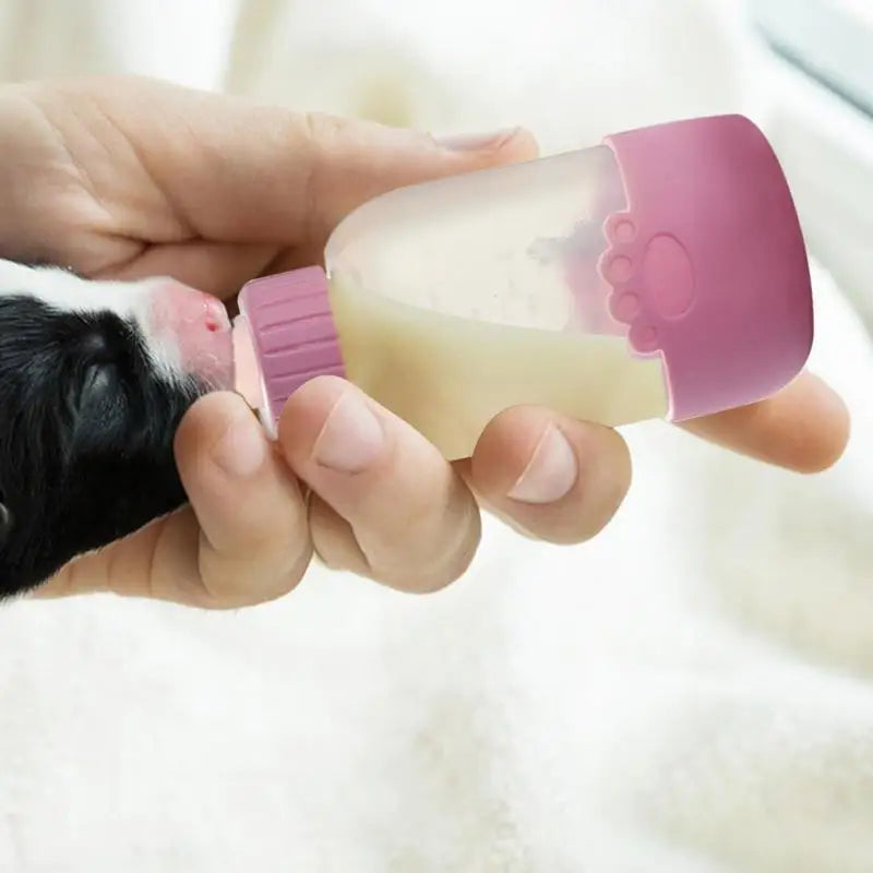 Puppy Feeder Comfortable Puppy Bottles For Nursing Newborn Pet Milk Feeder For Multiple Puppies and Kittens