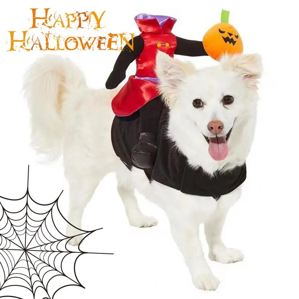 chucky inspired halloween pet costume pumpkin ride design for all sizes of pets3