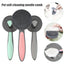 cat comb dog hair remover brush pet grooming slicker needle comb removes tangled self cleaning4