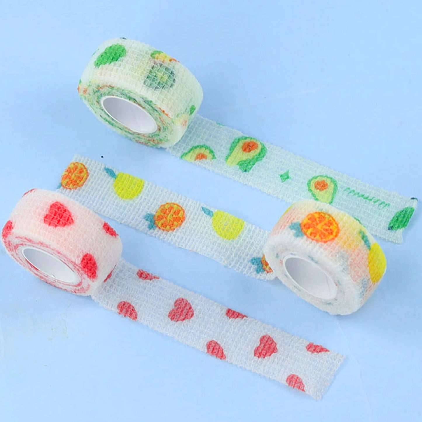 Pet Dog Cat Medical Breathable Elastic Bandage Non-woven Pet Self Adherent Wound Outdoor Retractable Sports Tape