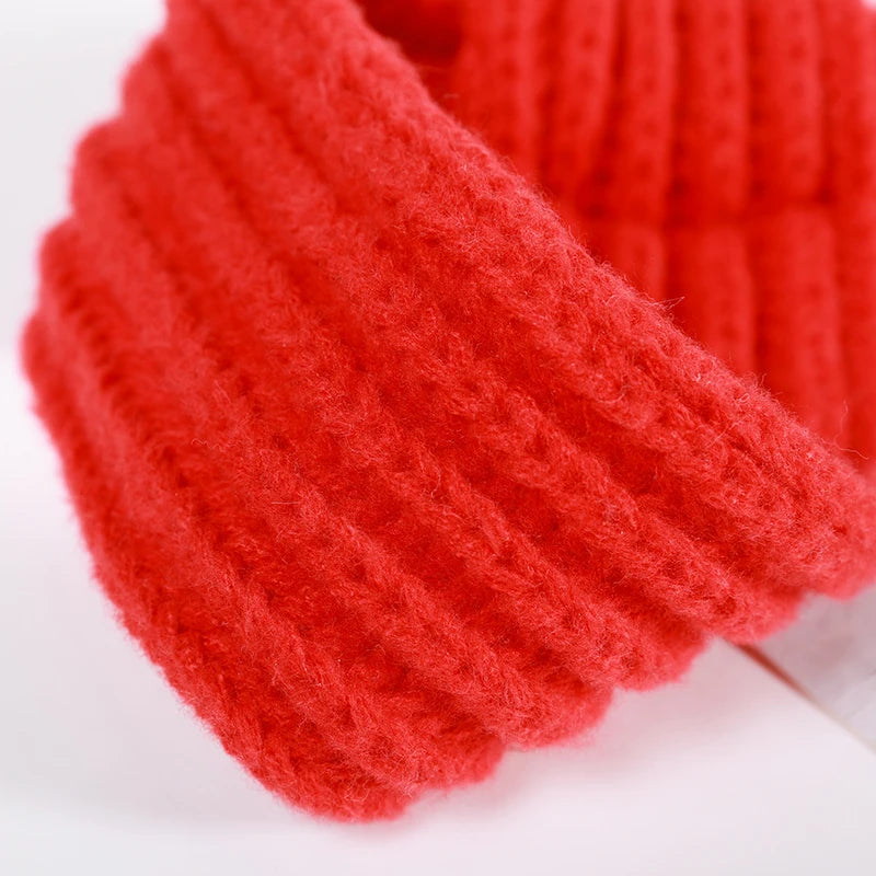 christmas dog scarf collar winter warm knitted pet scarf2