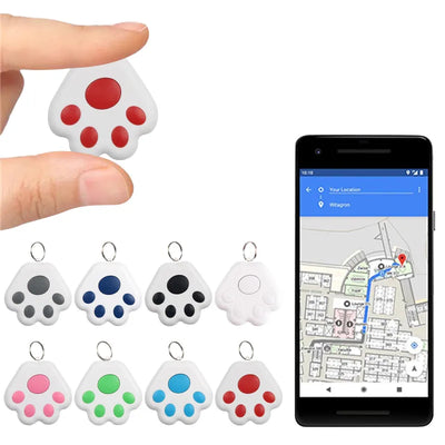 Portable Mini Cat Dog Pet Tracking Locator Bluetooth 5.0 Hidden GPS Anti-lost Tracking Device For Pet Mobile Key Finder Tools