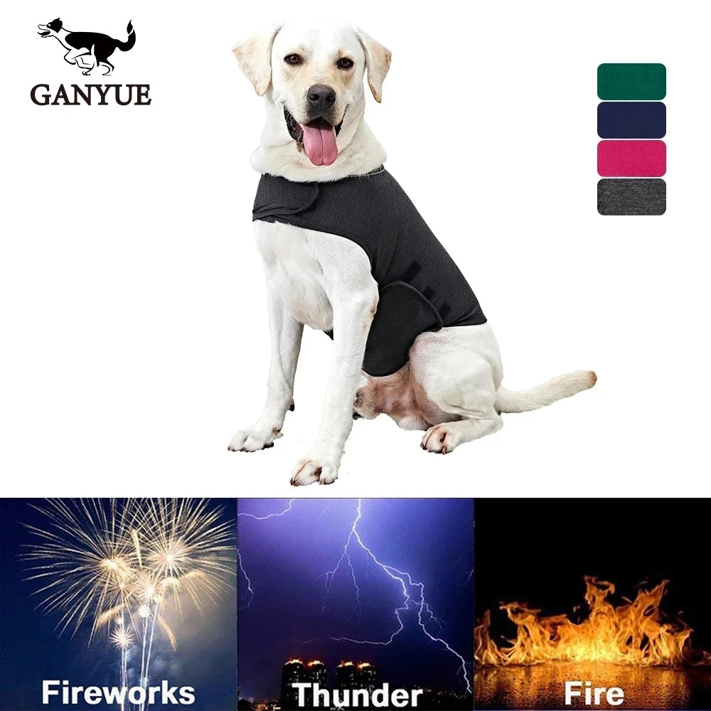 Dog Thunder Reflective Vest Anxiety Jacket