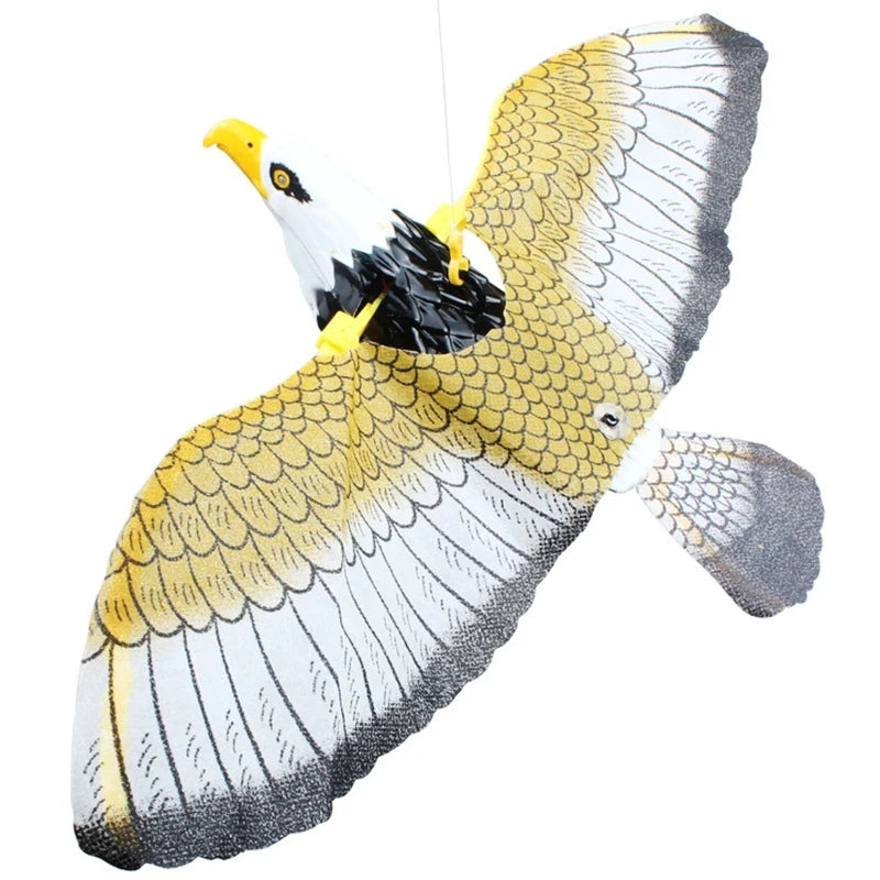Simulation Bird Interactive Cat Toys Electric Hanging Eagle Flying Bird Cat Teasering Play Cat Stick Scratch Rope Kitten Toy