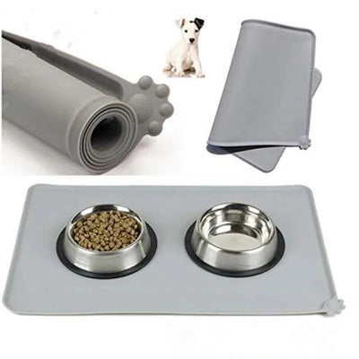 Waterproof Solid Silicone Pet Placement Food and Water Mat