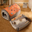 breathable warm plush pet bed house washable soft cushion kennel for small medium dogs cats pet supplies2