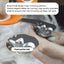 Professional Dog Cat Nail Clippers Ergonomic Anti-slip Double Circular Cut Hole Puppy Pet Nail Cutter Grooming Tool