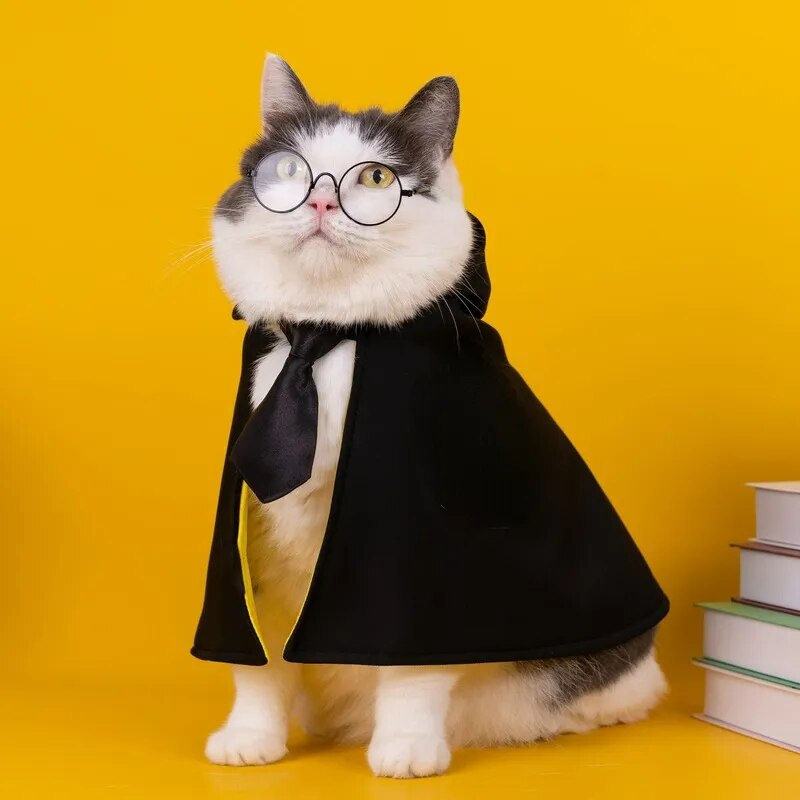 Pet Cosplay Cloak College Spring and Autumn Shawl Halloween Costume