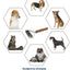 Professional Dog Brush Dematting Gently Efficient Safe Pet Comb Rake Removes Undercoat Knots Wooden Handle Puppy Grooming Tool