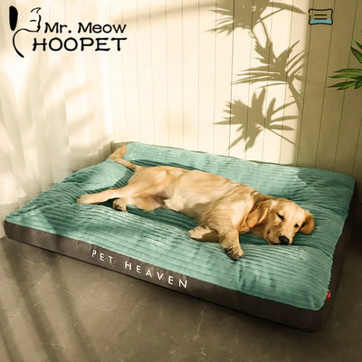 dog corduroy sleeping mat for large and oversize pets