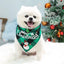 Dog triangle Christmas Bandanas Classic Xmas Thanksgiving Pet Scarf Bibs