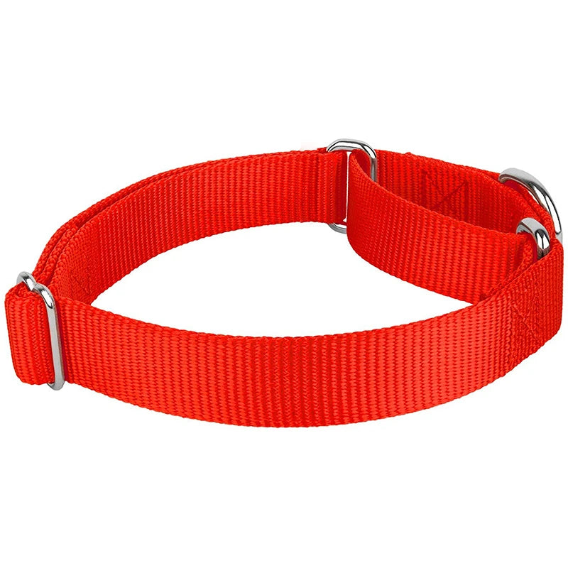 Sturdy Martingale Nylon Collar Adjustable Soft Comfortable Puppy Pet Collar For Small Large Dogs Training Control