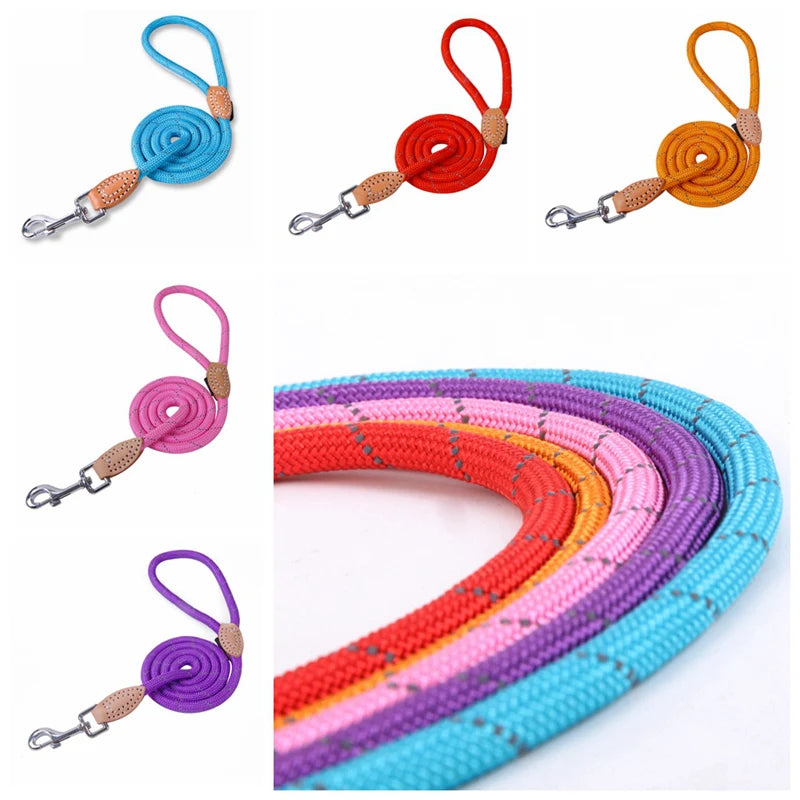 Nylon Reflective Puppy Dog Leash Rope