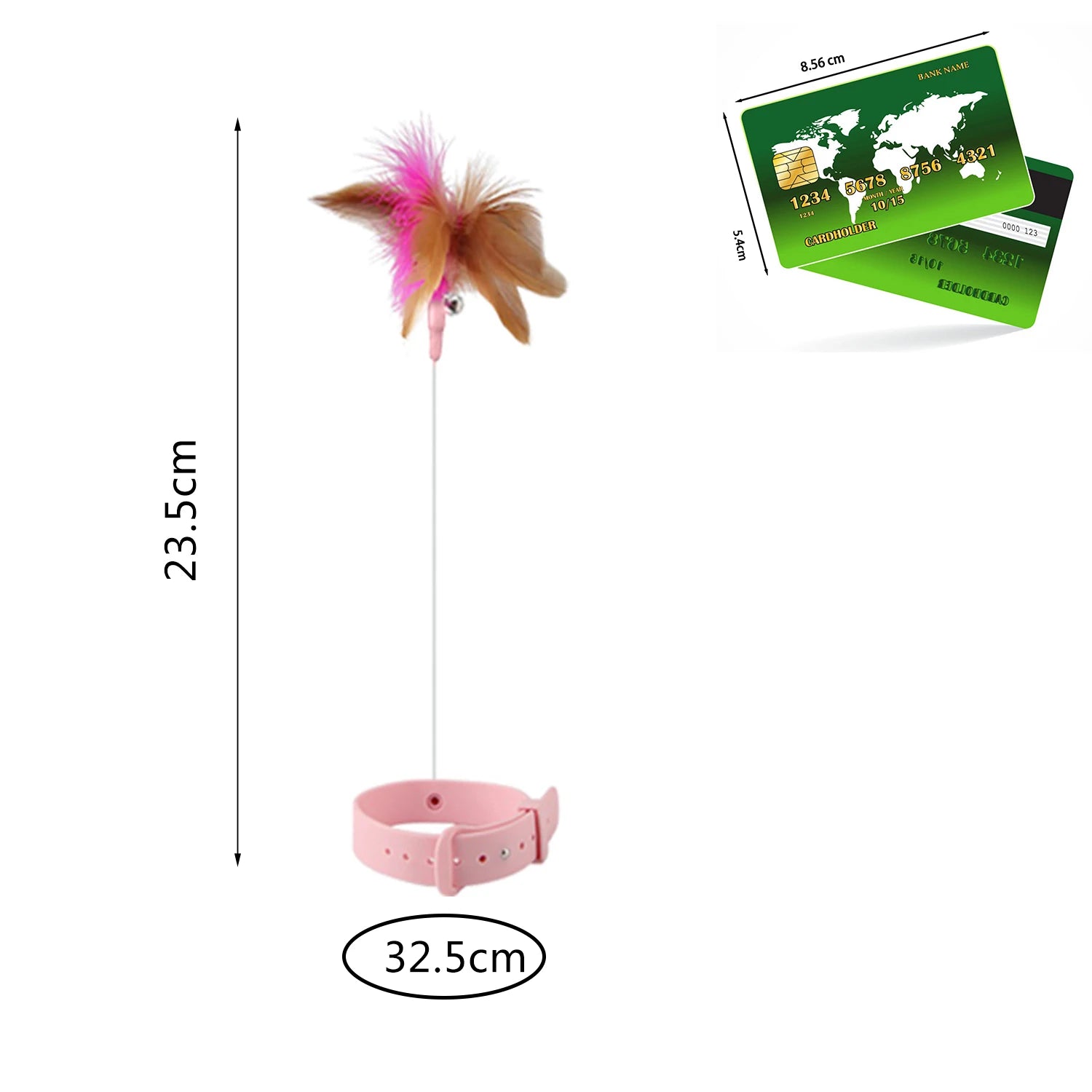 funny cat toy foldable fluffy feather sucker cat stick toy play interactive detachable1