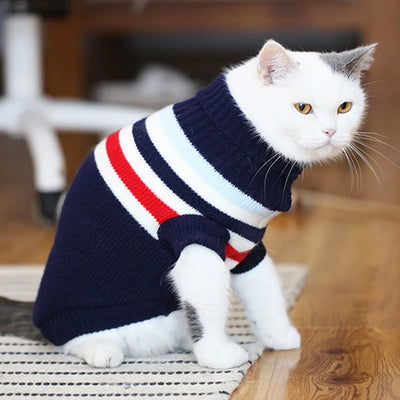 christmas cat dog sweater pullover winter clothes for small dogs1