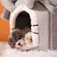 enclosed winter warm cat bed house four seasons2