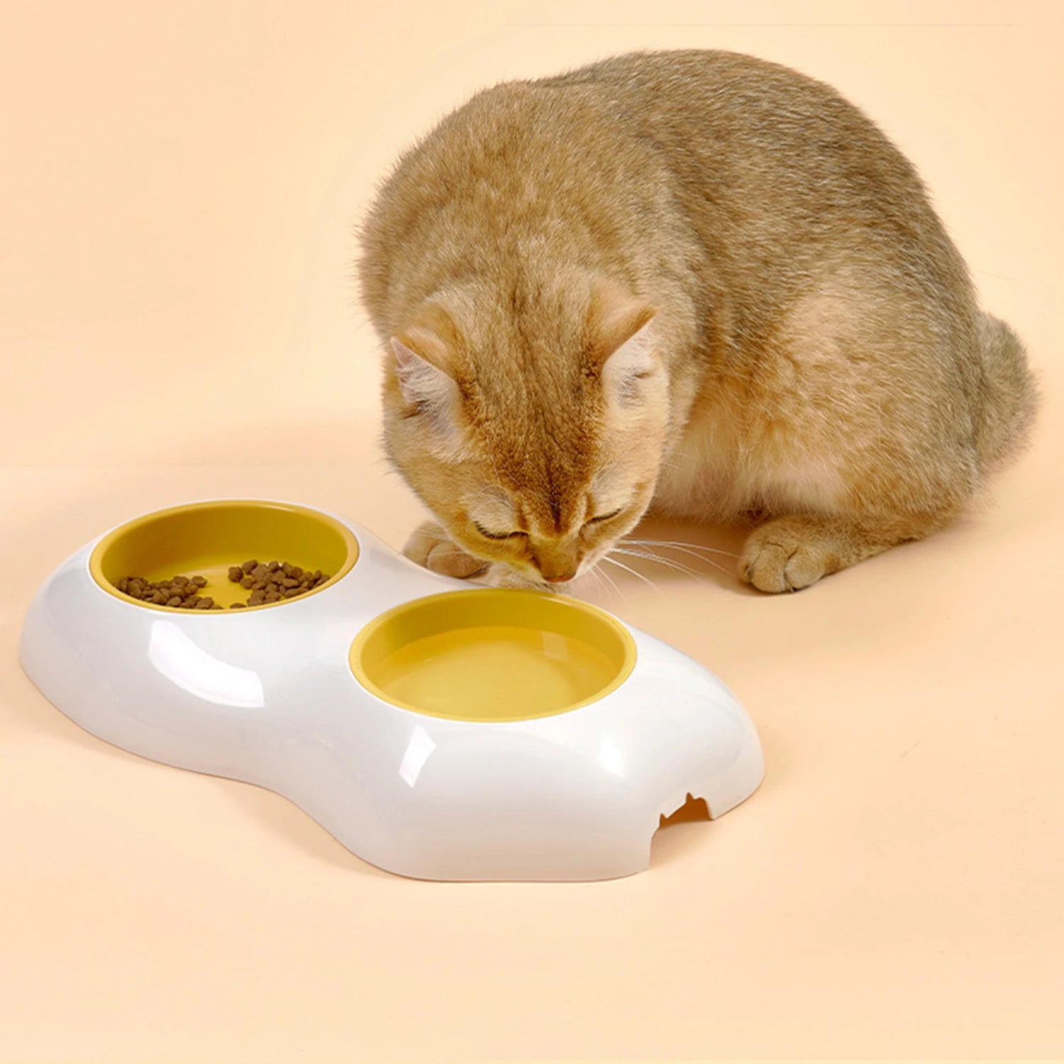 egg-shaped pet drinking water and food detachable bowl with anti-overturning feature4