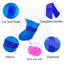 4Pcs Pet Waterproof Rain shoe Anti-slip Rubber Boot For Small Medium Large Dogs Cats