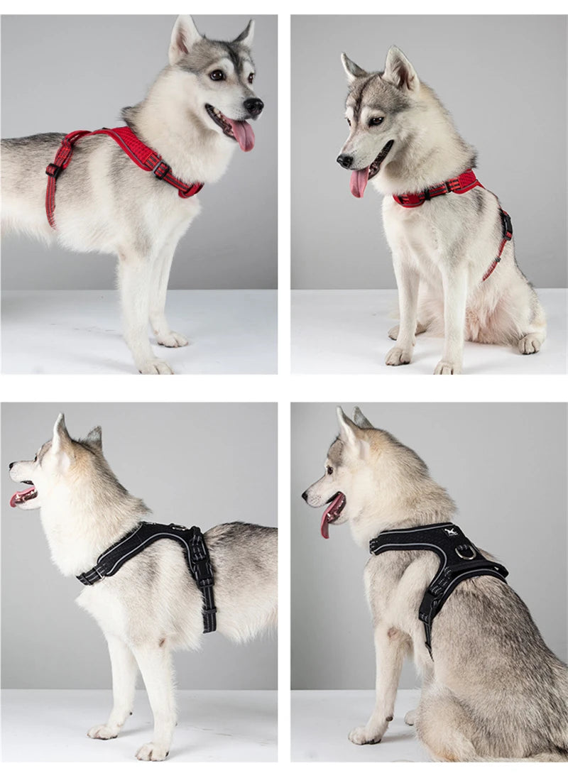 Pet Reflective Nylon Adjustable Dog Harness