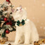 christmas cat necklaces new year wool collar3
