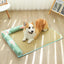 Summer Dog Ice Mat Cooling Washable Rattan Woven Cat Cushion Breathable Pet Nest Ice Feeling Sleep Cushion