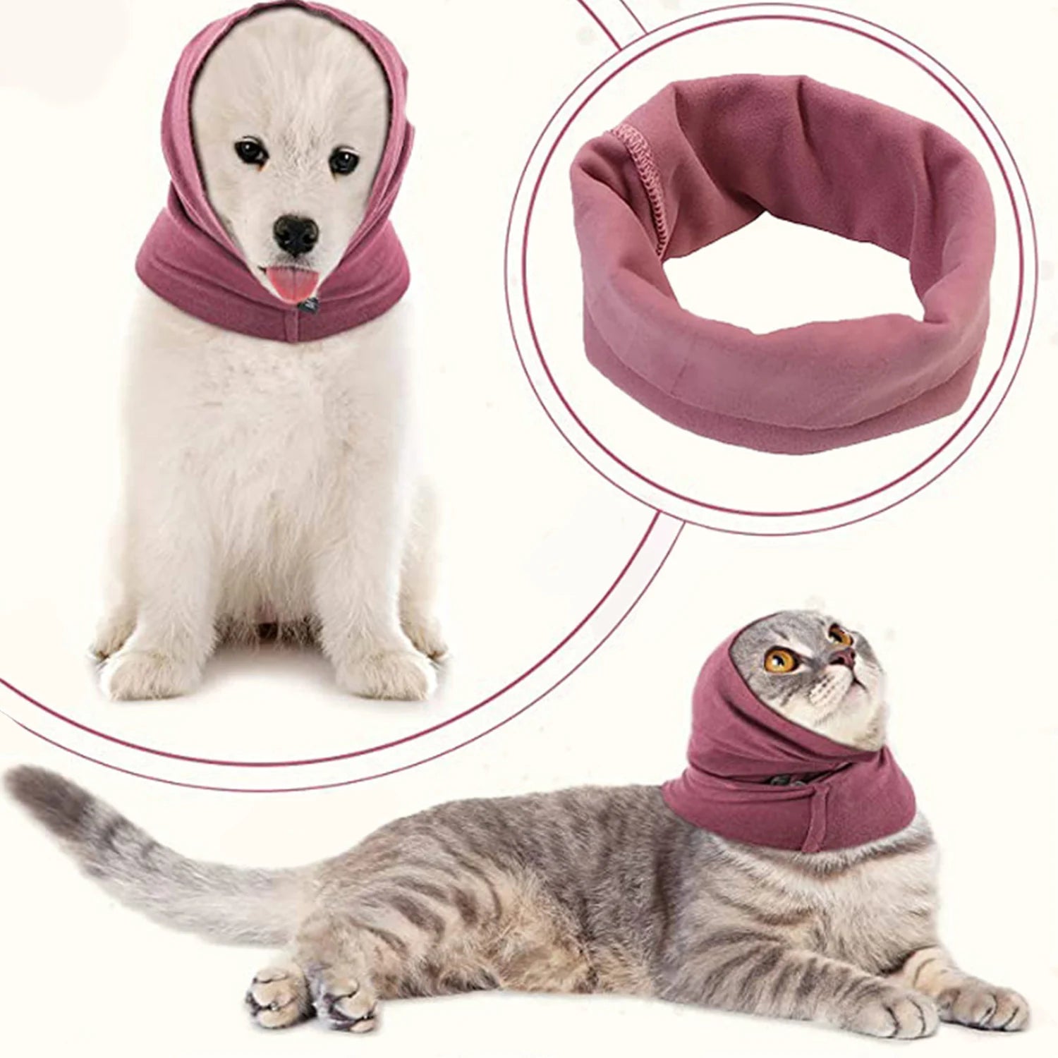 dog grooming earmuffs warm anti-noise headgear washable elastic ear caps4