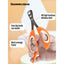 Professional Dog Cat Nail Clippers Ergonomic Anti-slip Double Circular Cut Hole Puppy Pet Nail Cutter Grooming Tool
